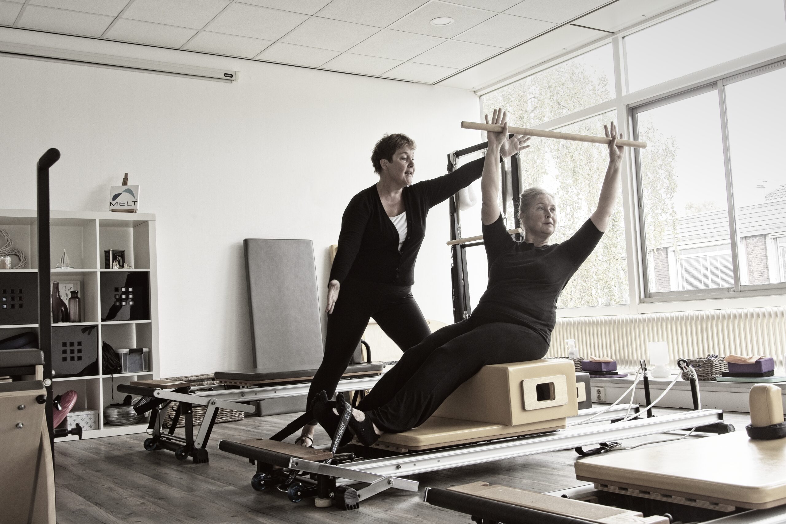 Pilates reformer toestel