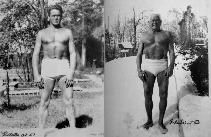Jonge en oudere Joseph Pilates
